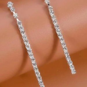 Rhinestone Drop Earrings